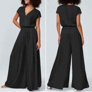 NWT Halara Elegant Black short sleeve jumpsuit
